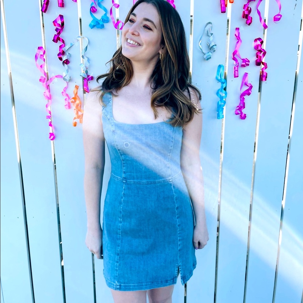 Reformation jean dress